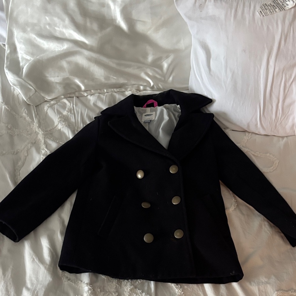 Old Navy Classic Black Peacoat for Kids